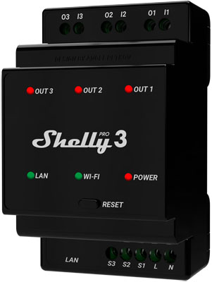 Documentation about Shelly Pro 3 V1 - Shelly USA